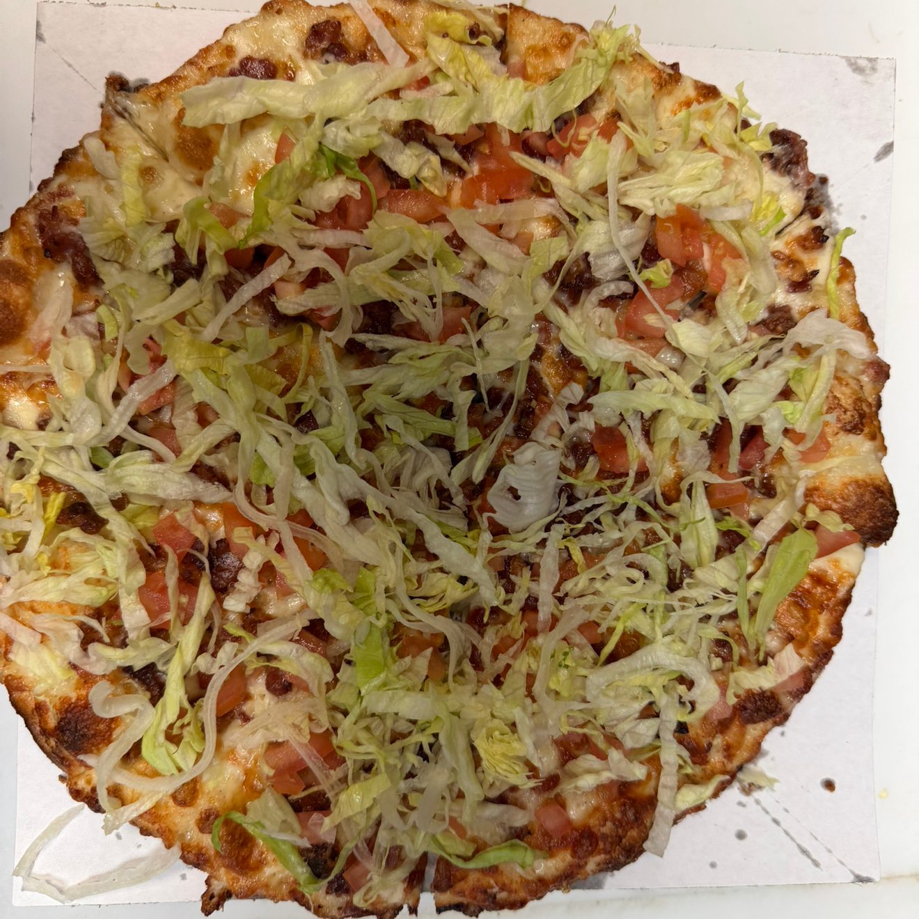 BLT Pizza.