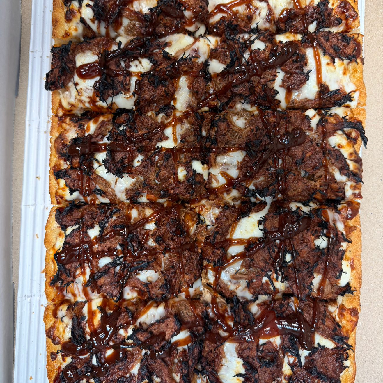 BBQ Beef Pizza.