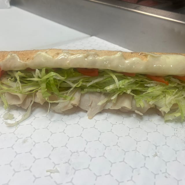 Turkey & Cheese Sub.