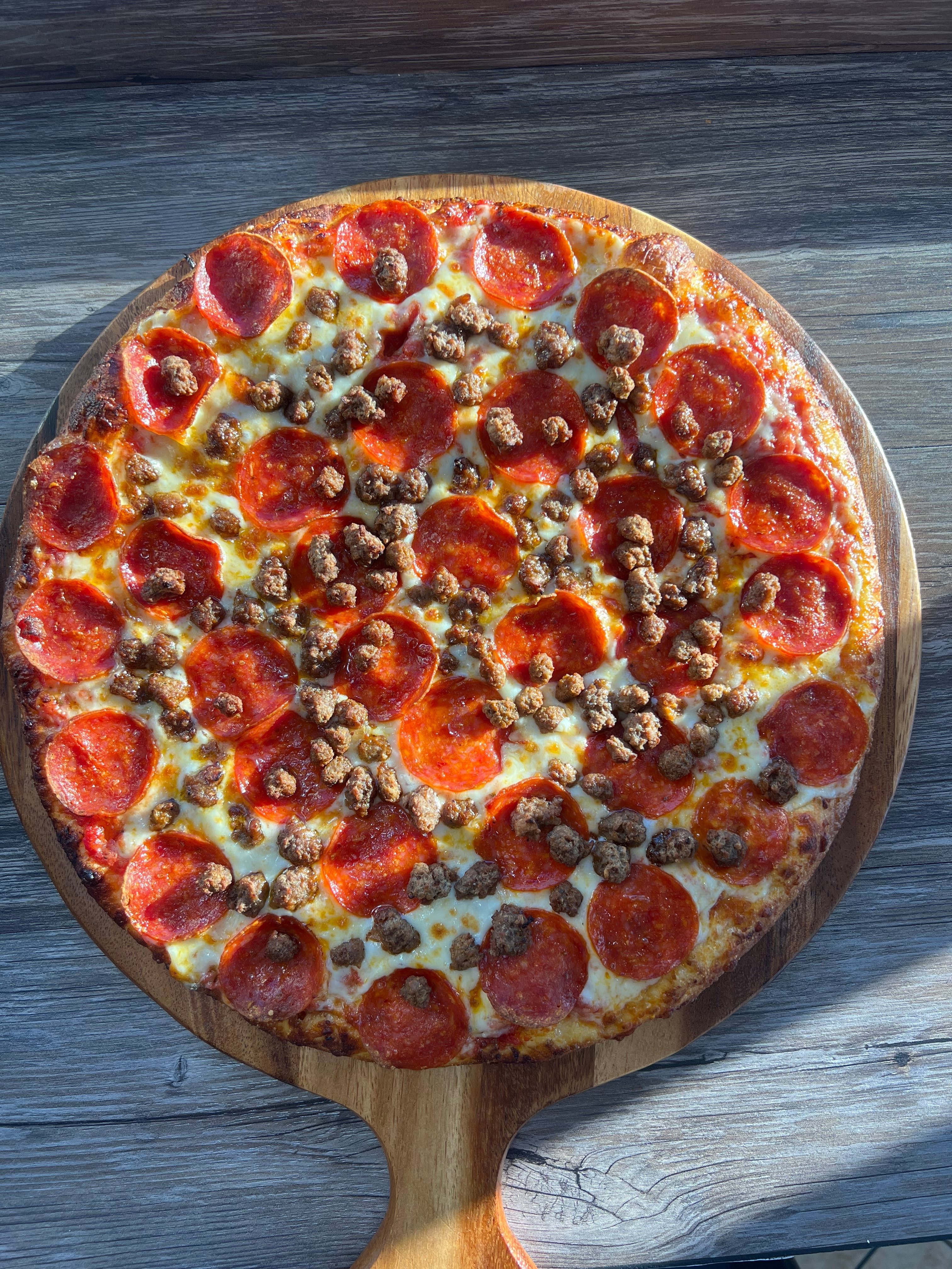 Large 2 Toppings Pizza Pickup Special.