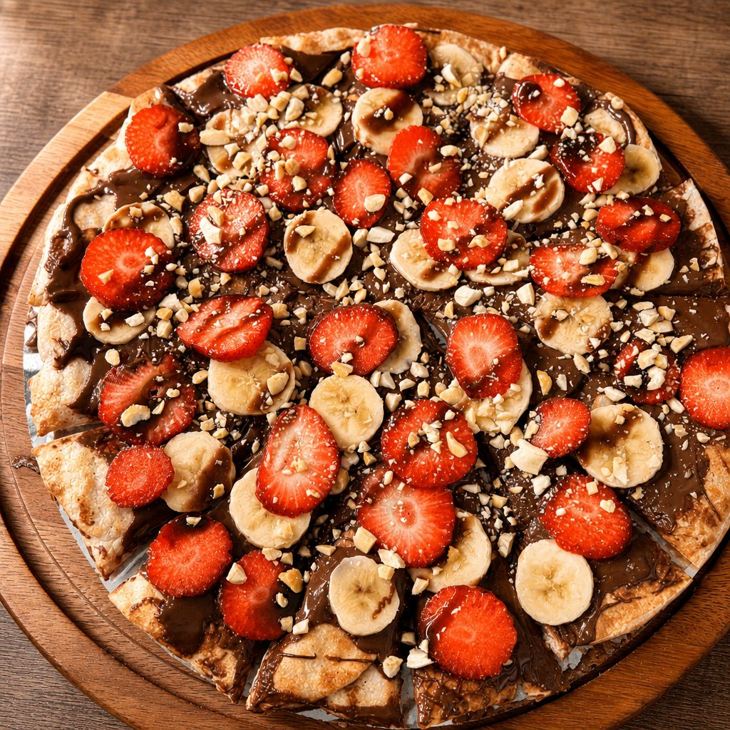 Blueberry Pie Dessert Pizza.