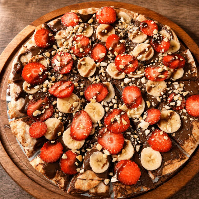 Blueberry Pie Dessert Pizza.