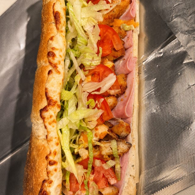 Chicken Cordon Bleu Sub.