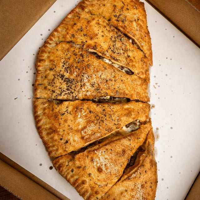 BBQ Beef Calzone.